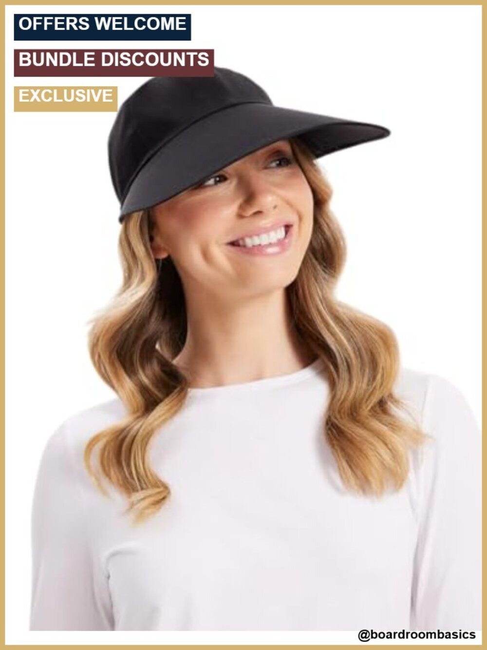 Women's Ultra Wide Brim Sun Hat UPF 50 Reversible Lightweight Packable
